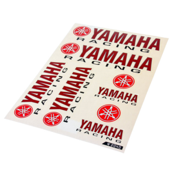 Stickerset - Yamaha Racing - 6 delig - 33 x 23 cm (FAL-982040)