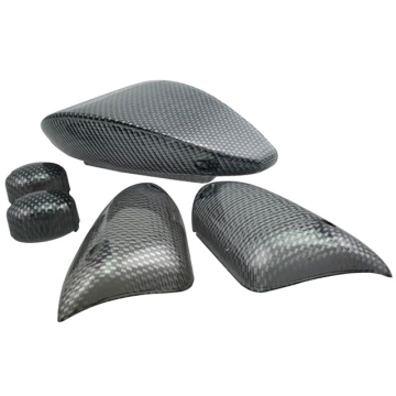 Knipperlicht + Achterlicht glasset STR8 - Yamaha Aerox na 1999 - Carbon (STR-620.01/CA)