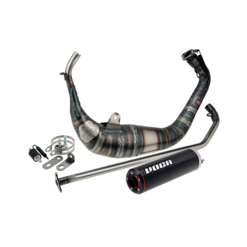 Uitlaat Voca Racing Carbon 70cc / 80cc Derbi GPR tot 2009 (VCR-RD30193.01)