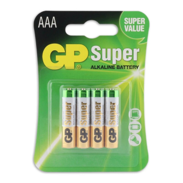 Superalkaline AAA baterijen 4PK 