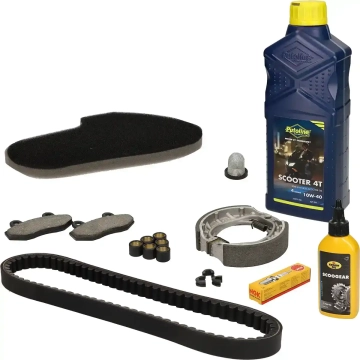 Onderhoudspakket AGM VX / BTC Riva 50cc 4 Takt Euro4 / Euro5 45km (ovaal luchtfilter)