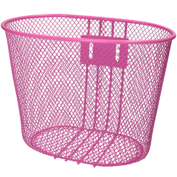Kinderfietsmand roze