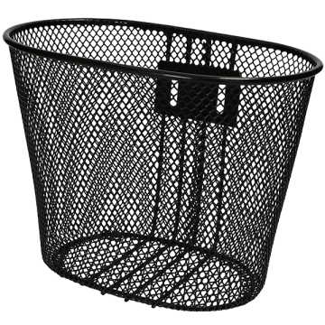 Kinderfietsmand zwart