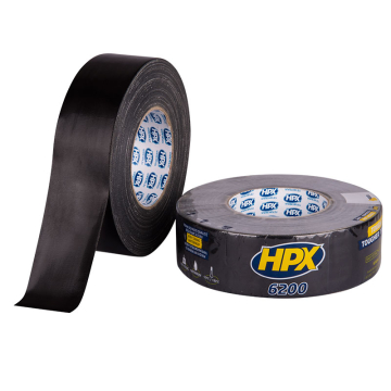 HPX Pantsertape zwart 48mm x 50m