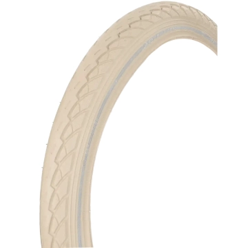 Deli Tire - Buitenband Deli 24 x 1.75 inch / 47-507mm Crème met reflectie