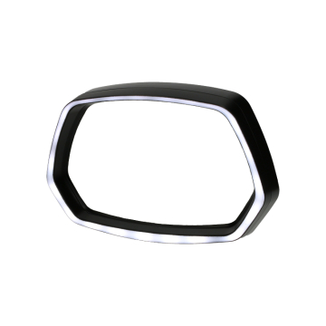 Koplamprand Led DMP voor Vespa Sprint glans zwart