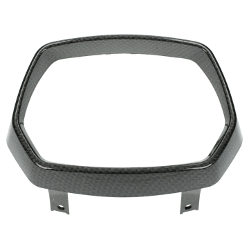 Koplamprand DMP Vespa Sprint glans carbon 