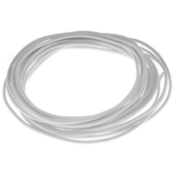 Montagesnoer / Lichtsnoer - 0.5 mm² - Wit - 5 Meter