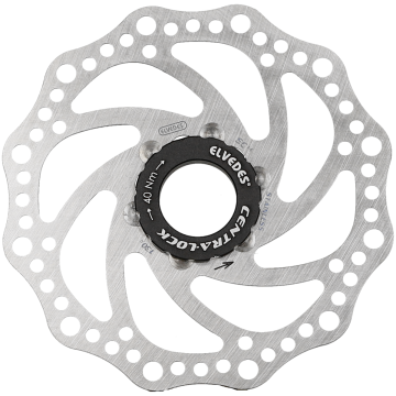 Remschijf Elvedes SC14 RVS ø140mm met Center Lock