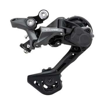 Shimano - Achterderailleur 10/11 speed  Deore M5120 SGS directe montage Zwart