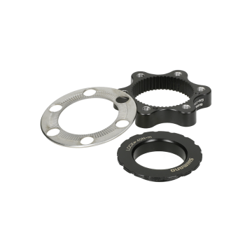 Remschijfadapter Shimano SM-RTAD05 van 6-bouts remschijf naar Center Lock naaf