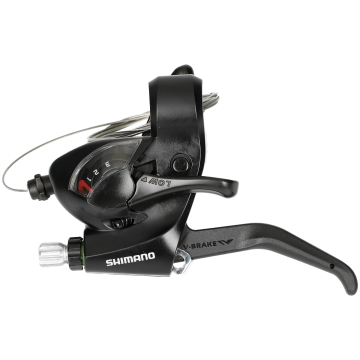 Shimano - Shifter  3 speed links ST-EF41 zwart