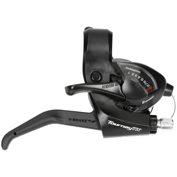Shimano - Shifter  8 speed rechts Tourney ST-TX800 zwart