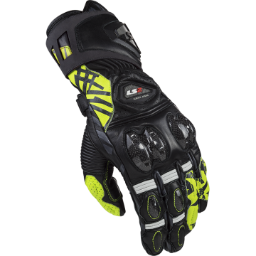 Handschoenen LS2 Feng Racing zwart / fluor geel