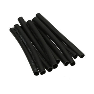 Krimpkous zwart 2x40mm (10 stuks)