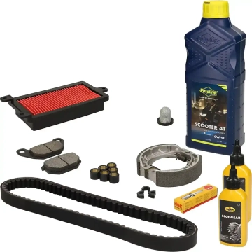 Onderhoudspakket Kymco Agility 16+ 50cc 4 Takt Euro4 45km