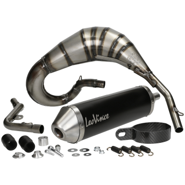 Uitlaat Leovince Hand Made X-Fight voor Derbi Senda 50cc 2 Takt
