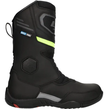 LS2 -  Motorlaarzen Goby zwart / fluor geel