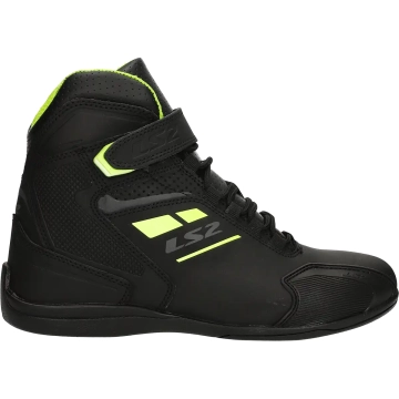 LS2 -  Motorschoenen Garra dames zwart / fluor geel