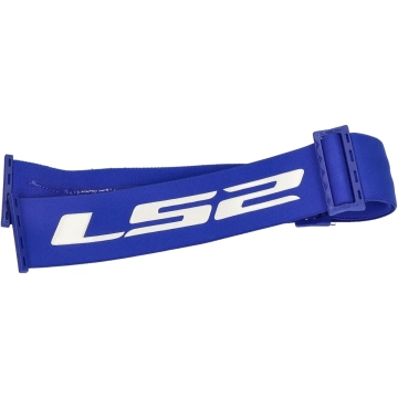 LS2 crossbril strap Aura blauw/wit