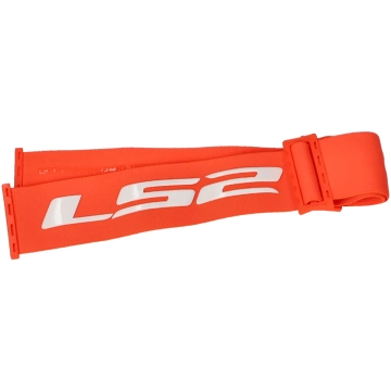 LS2 crossbril strap Aura oranje/wit