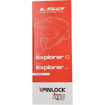 Pinlock 70 Max Vision voor LS2 MX701 helmen (helder)