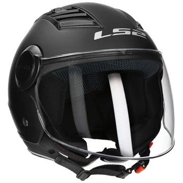 LS2 -  Jethelm Airflow mat zwart