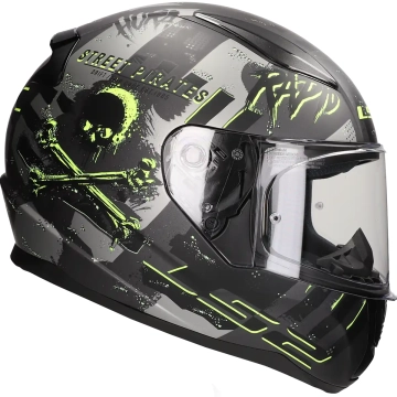 LS2 -  Helm Rapid II FF353 Pirates mat titanium