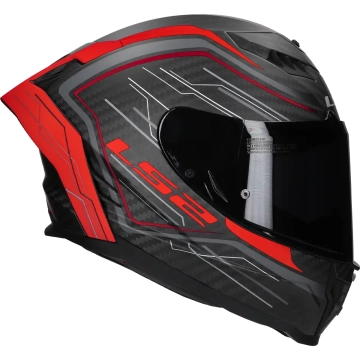 LS2 Helm Dragon Carbon Subic FF807 mat rood