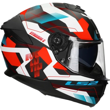 LS2 Helm Stream II Mika FF808 wit / blauw / rood