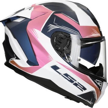 LS2 Helm Challenger II Flaman FF817 paars / roze