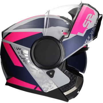 LS2 -  Helm Scope II Oxyd FF902 mat grijs / fluor roze