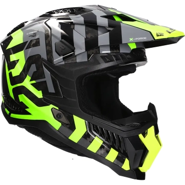 LS2 Helm X-Force Barrier MX703 fluor geel / groen
