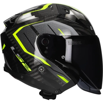 LS2 Helm Infinity II Carbon Urus OF603 fluor geel