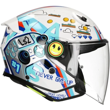 LS2 Kinderhelm Funny II Next Level OF622 wit