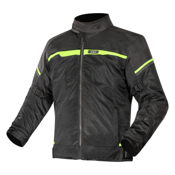 LS2 -  Riva dames motorjas – Zwart/Fluor Geel