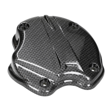 Kickstartdeksel afdekkap voor Gilera & Piaggio 50cc 2 Takt glans carbon