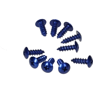 Mezoly -  schroefset M5x12mm blauw (10 stuks)