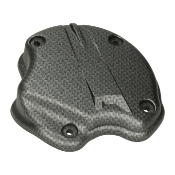 Mezoly kickstartdeksel afdekkap voor Gilera & Piaggio 50cc 2 Takt mat carbon