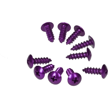 Mezoly -  schroefset M5x12mm paars (10 stuks)