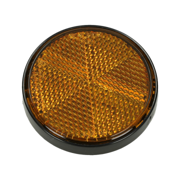 Reflector oranje rond 60mm (M5 schroef aansluiting)