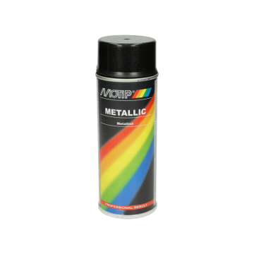 Spuitlak Motip Metallic zwart 400ml