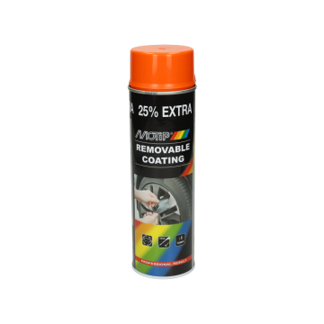 Sprayplast / plastic dip Motip Oranje hoogglans 500ml
