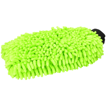Nuke Guys microvezel washandschoen dubbelzijdig groen