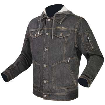 LS2 -  Oaky motorjas denim - Zwart