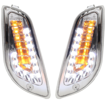 Knipperlichten Power1 - Vespa LX / LXV / S - Voor - LED - Audi look dagrijverlichting (P1-24VE50)