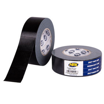 HPX Duct tape 2200 zwart 48mm x 50m