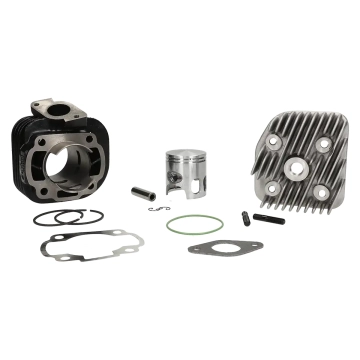 Cilinder Polini 70cc Minarelli Horizontaal luchtgekoeld (25km carters)