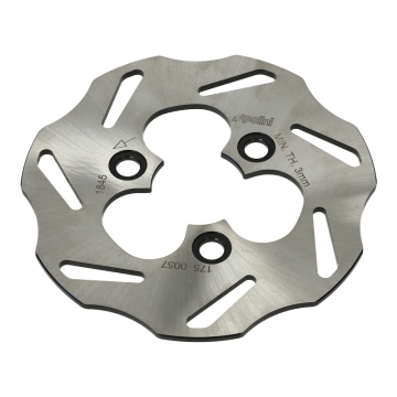 Remschijf Polini Wave Ø155 (3xM10) O.a. Aprilia, Gilera, Italjet, MBK, Peugeot, Piaggio, Yamaha (POL-175.0057)