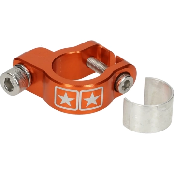 Uitlaatklem Stage6 CNC universeel oranje
